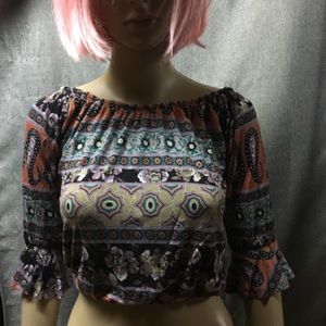 Boho Crop Top
